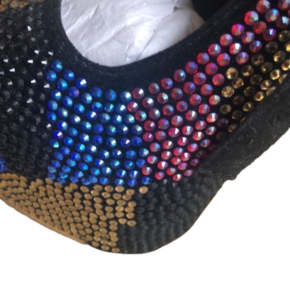 RHINESTONE Colorful Rhinestone Heels! Only The Shoes! ( Clutch Not Including) - Picture 3 of 7